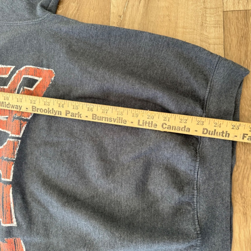 Gameday Couture x Social House Texas Sweatshirt Charcoal Grey Medium Distressed - Picture 3 of 7